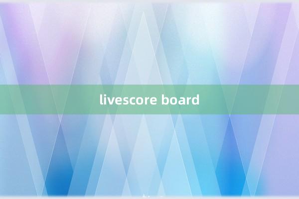 livescore board