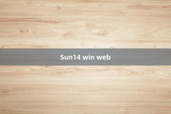 Sun14 win web